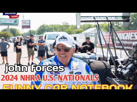 2024 NHRA US NATIONALS – CUADERNO DE NOTAS DE AUTOS DIVERTIDO |