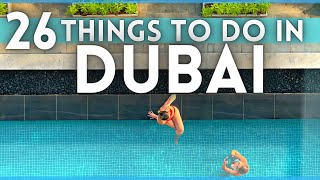 Best Things To Do in Dubai UAE 4K