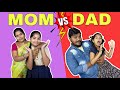 MOM v/s DAD Funny videos  || rider mallesh moral stories || janavi funny videos || childrens comedy