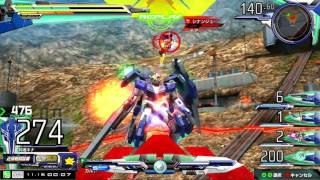 【高画質】EXVSMBON ダブルオーガンダムセブンソード視点 【00 SEVEN SWORD】全国リプレイ猛者の戦い