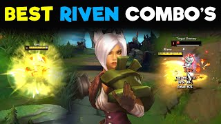 10 Riven COMBO'S You Should LEARN & MASTER - League of Legends