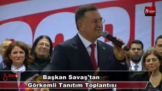 BAŞKAN SAVAŞ’TAN GÖRKEMLİ TANITIM TOPLANTISI  22 ocak 2019   8gunhaber