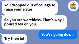 【Apple】 My fiancé's mother poured tea on my sister because...