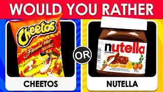 Would You Rather - Savory Vs Sweet Edition 🍕🍫