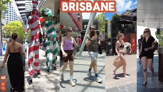 [4k] Explore Brisbane Tuesday 24 December 2024 | Queensland | Australia