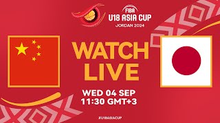 Group Phase | China v Japan | Full Basketball Game | FIBA U18 Asia Cup 2024