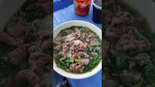 So sánh phở bò tái lăn 40k và 75k? #food #phohanoi #vietnamesefood #chuhiepdandian
