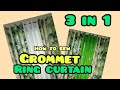 HOW TO SEW 3 in 1 RING CURTAIN