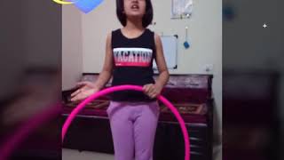 Two techniques of hupa hoops ring