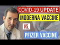 Coronavirus Update 117: Moderna vs. Pfizer COVID 19 Vaccine (mRNA vaccines)