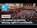 France to enshrine abortion rights in constitution as a ‘guaranteed freedom’ • FRANCE 24