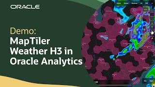 Display Real-Time Weather on Maps with the Oracle Analytics MapTiler Extension