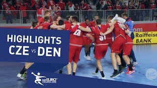 Highlights | Czech Republic vs Denmark | Men's EHF EURO 2018