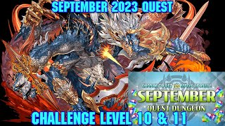 [PAD] September 2023 Quest - Challenge Level 10 \u0026 11