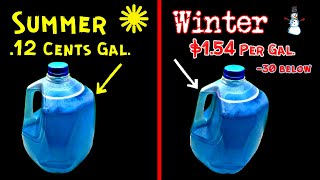 HOW TO MAKE Summer Windshield Washer Fluid .12 Cents Gal. Winter Fluid $1.54 Per