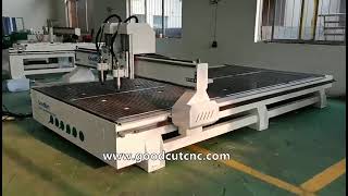 GoodCut 1325 Double Head CNC Router Machine with Stepper Motor