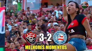 Vitória 3 x 2 Bahia - Melhores Momentos - COMPLETO - Baiano 2024