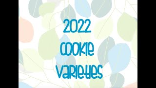 2022 cookie varieties