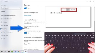How to Enable Auto Text Suggestion When Typing on Windows 10