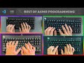 ASMR Programming COMPILATION | No Talking