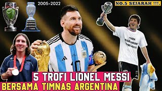 BERITA BOLA TERBARU ⚽ 5 Gelar Lionel Messi Bersama Timnas Argentina | BERITA BOLA TERBARU HARI INI
