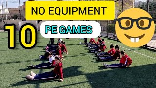 No equipment Pe Games for primary school | Fun physical education games