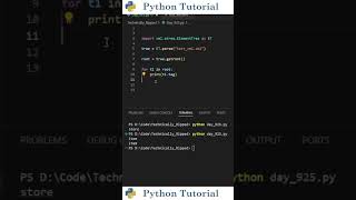 Reading & Extracting Data From XML Files | Python Tutorial