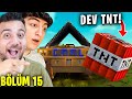 (ÇILDIRACAK!) CARIL EVİNİ DEVASA TNT ile PATLATTIM! Creeper Farmı EKİPLE MİNECRAFT SURVİVAL Bölüm 15