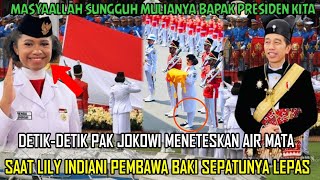 [LIVE] MASYAALLAH!! Inilah Reaksi Bapak Presiden Jokowi Saat Sepatu Lilly Indiani Pembawa Baki Copot