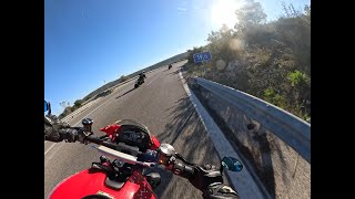 Ducati Monster 1200s with Kawasaki ZX 10R & KTM 790 Duke