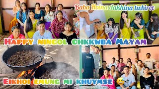 Happy ningol chkkwba to every ningol of manipur☺️🎀🌸….. (ningol chk Kwba vlog) #explore #manipur