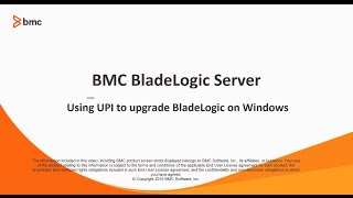 Upgrading BMC BladeLogic Server Automation on Windows