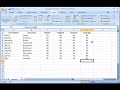 excel 2007 sorting data in single columns and whole tables