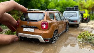 Dacia Duster v Lada Niva v Suzuki Jimny 1:18 Scale | Off-road Challenge | Diecast Model Cars