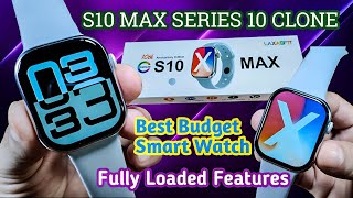 S10 Max Smart Watch Unboxing S10 Max Series 10 Clone Watch Unboxing & Review #series10watchunboxing