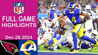 Arizona Cardinals vs Los Angeles Rams [FULL GAME] Highlights, 12/28/2024| NFL Season 2024