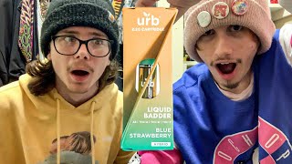 Urb LIQUID BADDER Blue Strawberry Cart