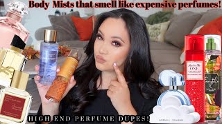 AFFORDABLE BODY MISTS THAT SMELL LIKE HIGH END PERFUMES!🤯 | DESIGNER & NICHE PERFUME DUPES!