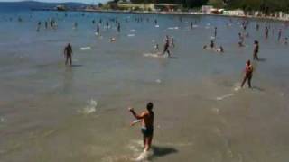 Picigin, beach ball game in Split Croatia