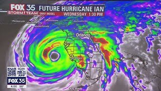 Tropical storm watches for Central Florida as Hurricane Ian intensifies