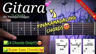 Gitara - Parokya ni Edgar (EASY CHORDS) | Guitar Tutorial