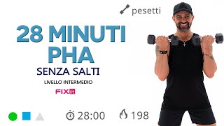 Total Body Senza Salti: Allenamento PHA A Casa Con Pesetti