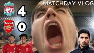 *ANFIELD EXPLODES AS KLOPP AND ARTETA GET INTO A FIGHT* LIVERPOOL vs ARSENAL MATCHDAY VLOG
