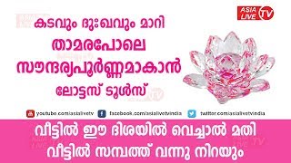 കടവും ദുഖവും മാറാൻ സമ്പത്ത് വന്നു നിറയാൻ ലോട്ടസ് ടൂൾസ്| 9745094905 | Feng Shui malayalam