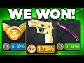 OUR LOWEST JACKPOT MODE WIN YET ON CSGOROLL!