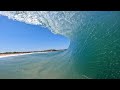 POV SURFING OFFSHORE BARRELS! (SHALLOW SANDBAR)