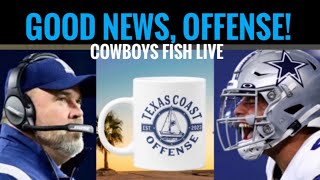 #DallasCowboys Fish Report LIVE! Good News, Offense!