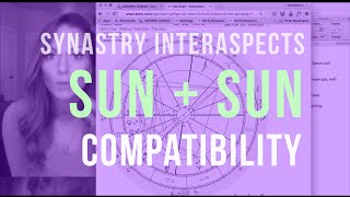 Synastry Inter-Aspect Series: SUN + SUN Compatibility