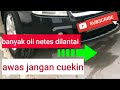 waspada oli netes dibawah mesin mobil