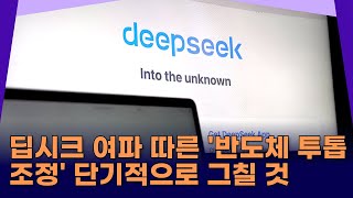 딥시크 충격 어디까지…삼성전자·SK하이닉스, 하락 신호탄? \